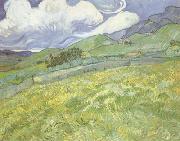 Vincent Van Gogh Mountainous Landscape behind Saint-Paul Hospital (nn04) France oil painting reproduction